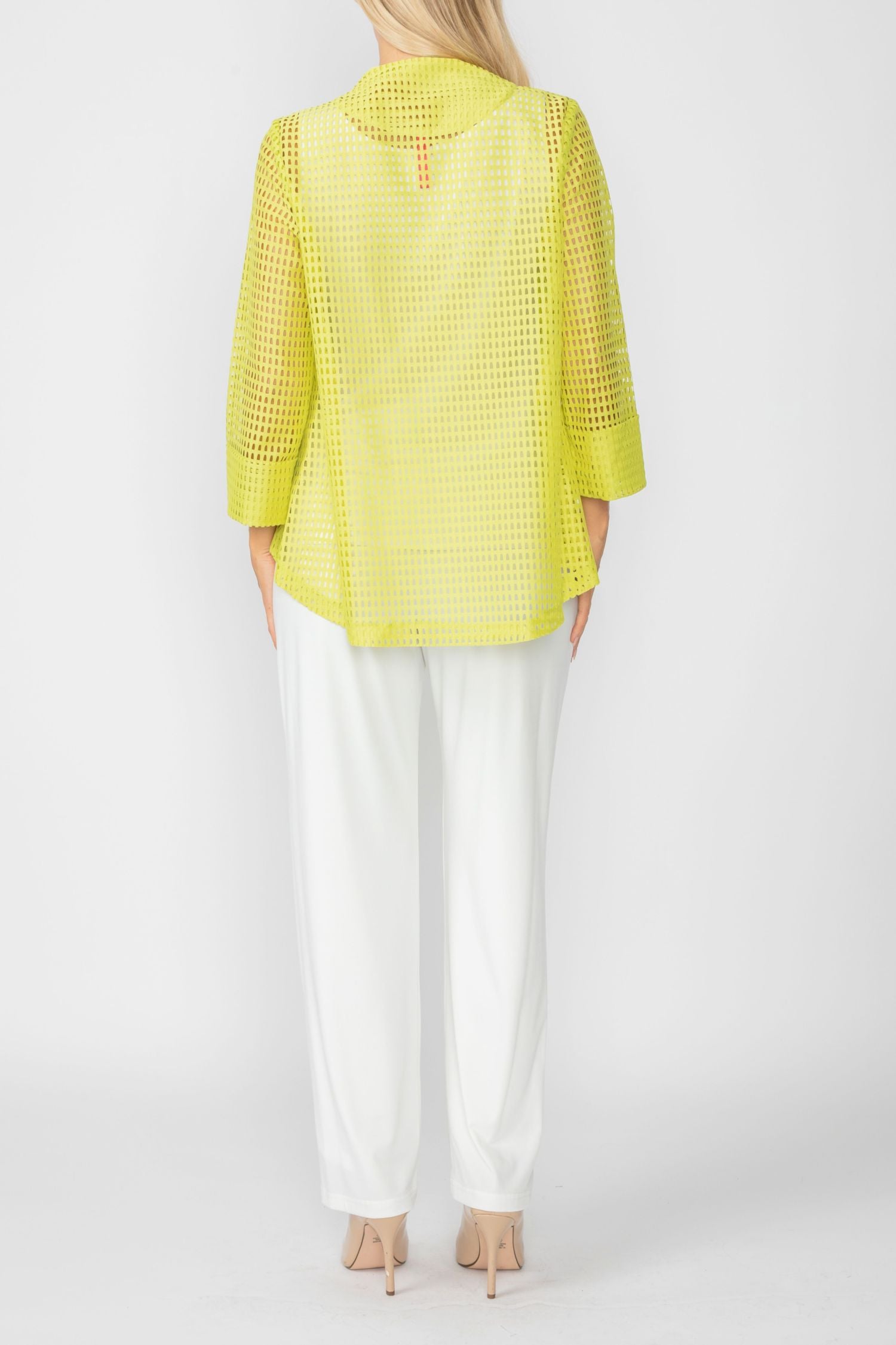 Lime One Button Jacket