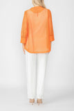 Orange One Button Jacket
