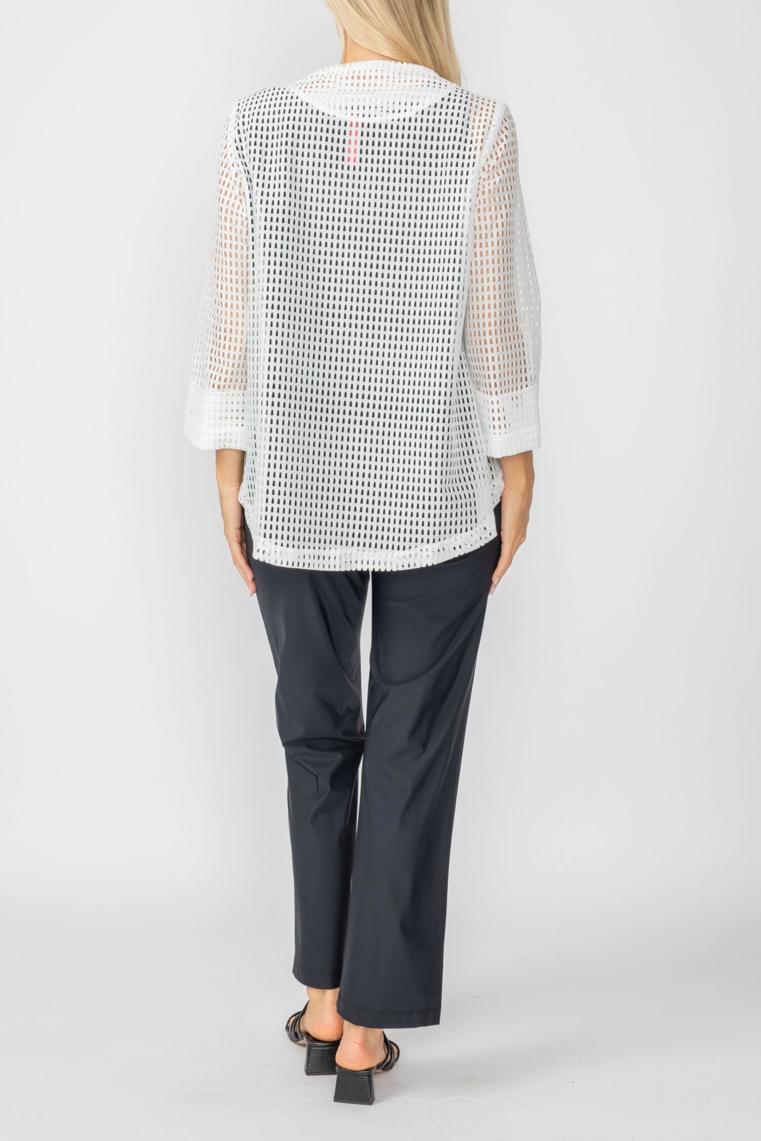 White One Button Jacket