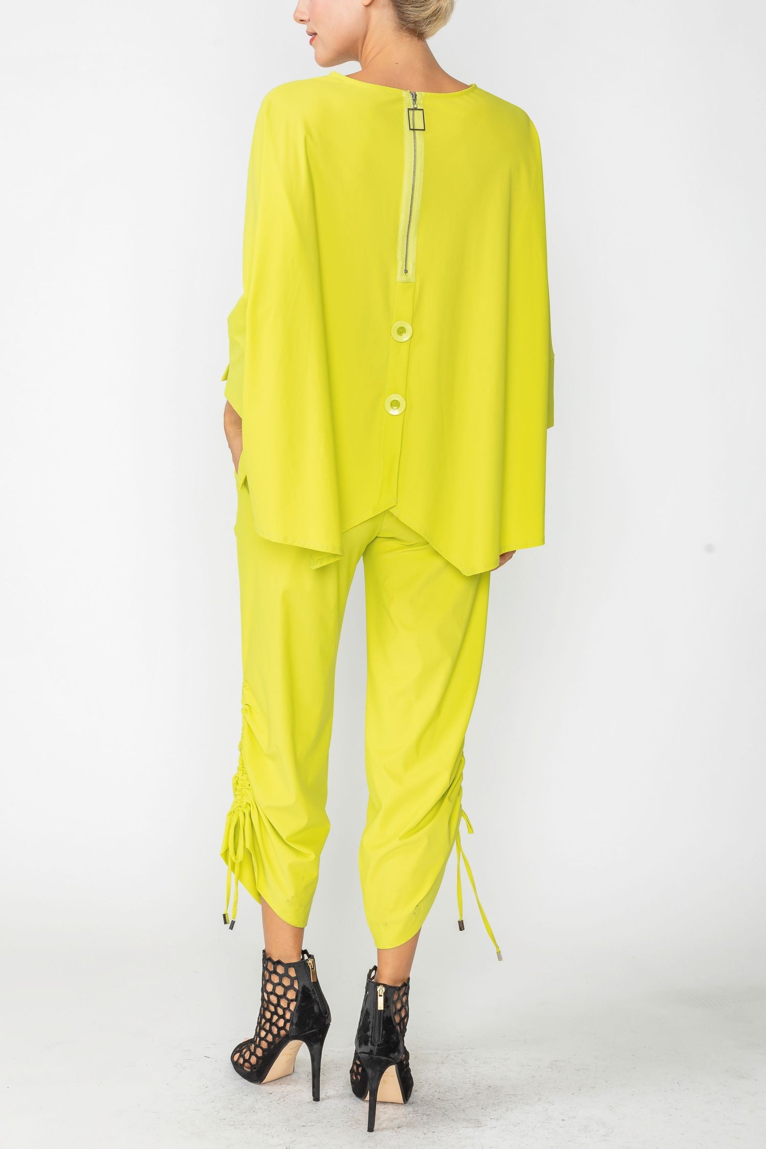 Acid Bottom Side Drawed Detail Pants