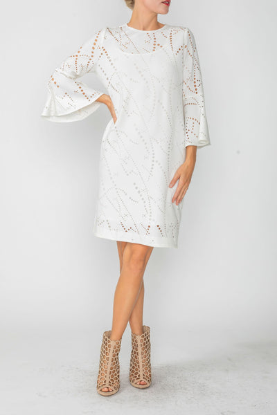 fitted lace wedding dress Palermo Embellished Bandeau Cowl Neck Maxi Dress  in White