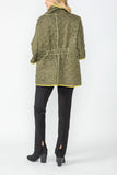 Olive and Lime Reversible Poncho