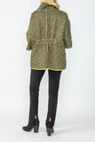 Olive and Lime Reversible Poncho