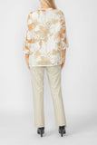 Beige Blossom Burnout Jacket