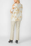 Beige Blossom Burnout Jacket