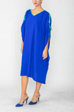 Blue and Green Airflow Kaftan Dress
