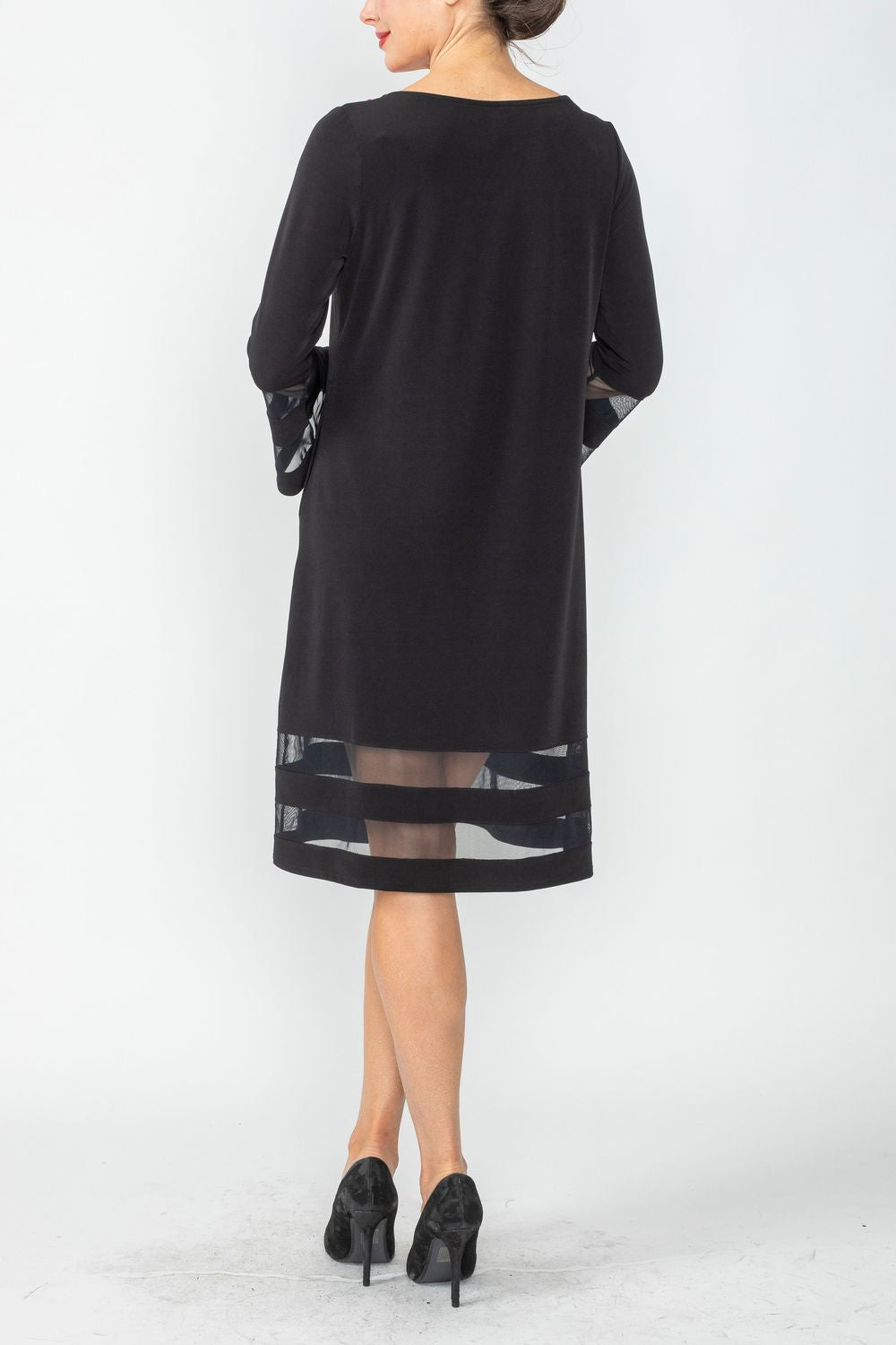 Black Ity Mesh Dress