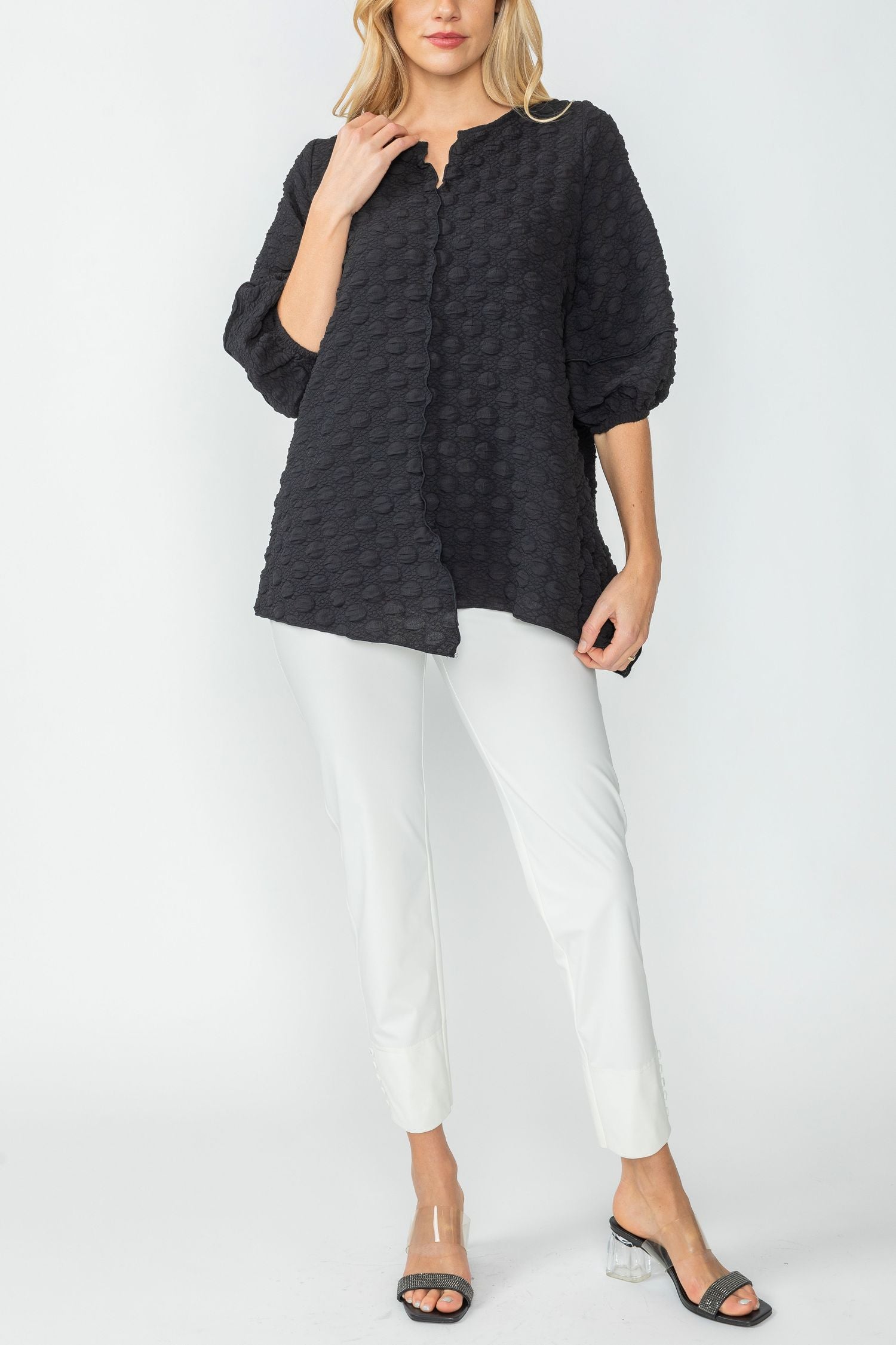 Black Lantern Sleeve Top