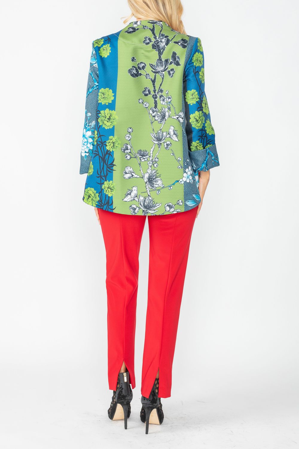 Red One Button Jacket