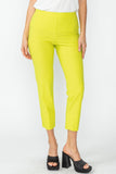 Acid Button Hem Slim Crops