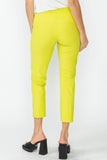 Acid Button Hem Slim Crops