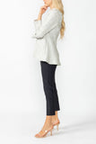 Taupe Solid Square Jacket
