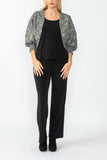 Charcoal RIP Sleeve Bolero Jacket