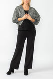 Charcoal RIP Sleeve Bolero Jacket
