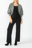 Charcoal RIP Sleeve Bolero Jacket