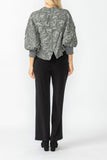 Charcoal RIP Sleeve Bolero Jacket