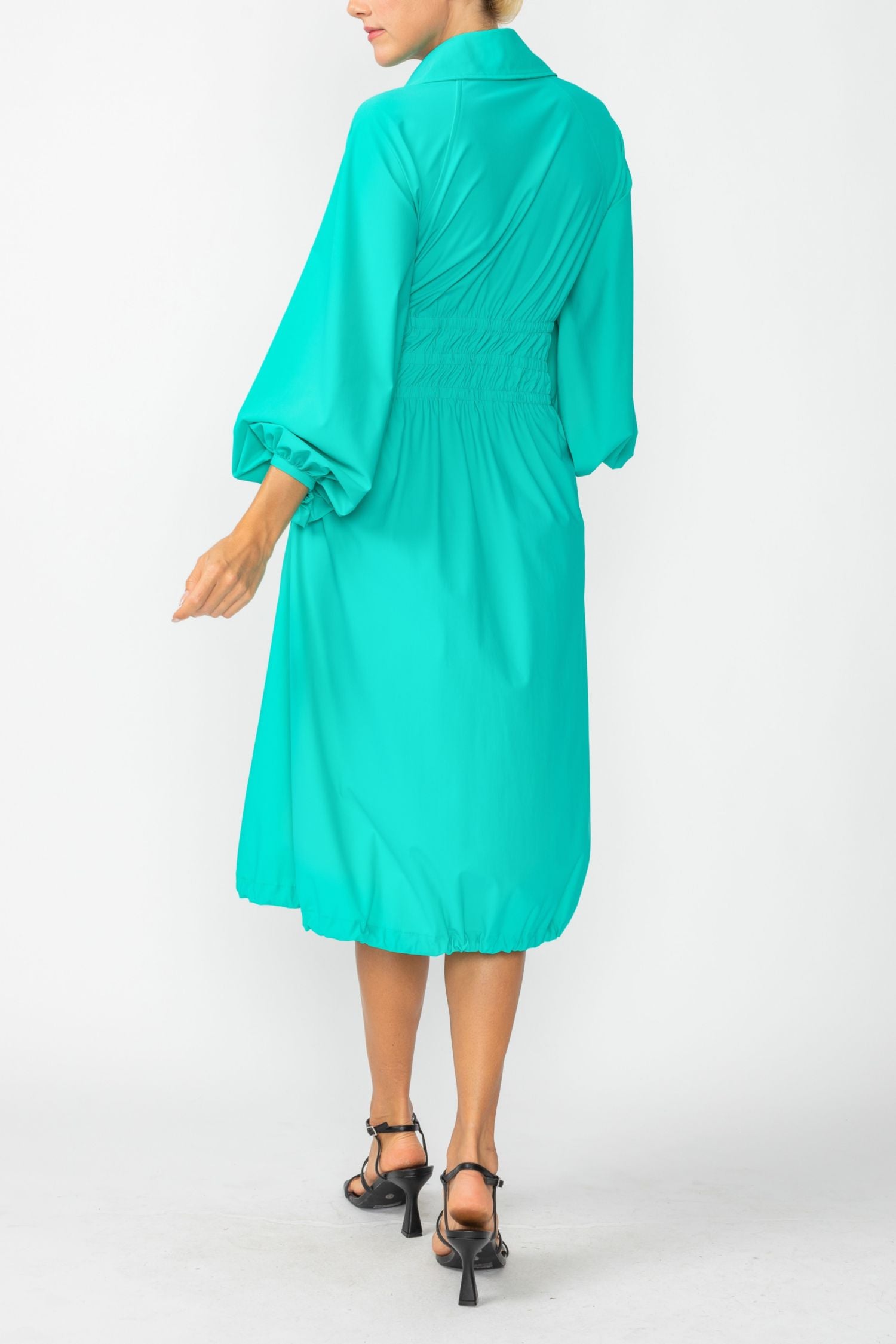 Baltic Bell Sleeve and Drawing Bottom Long Jacket