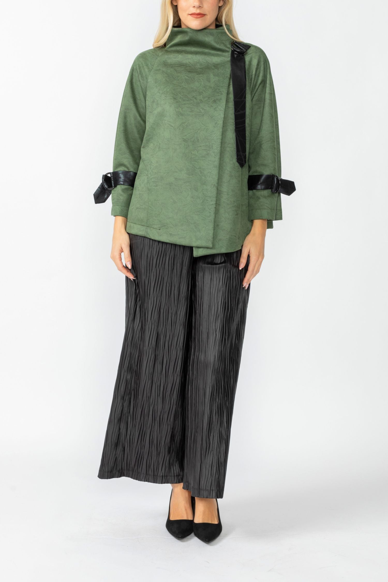 Green D-Ring Trim Jacket