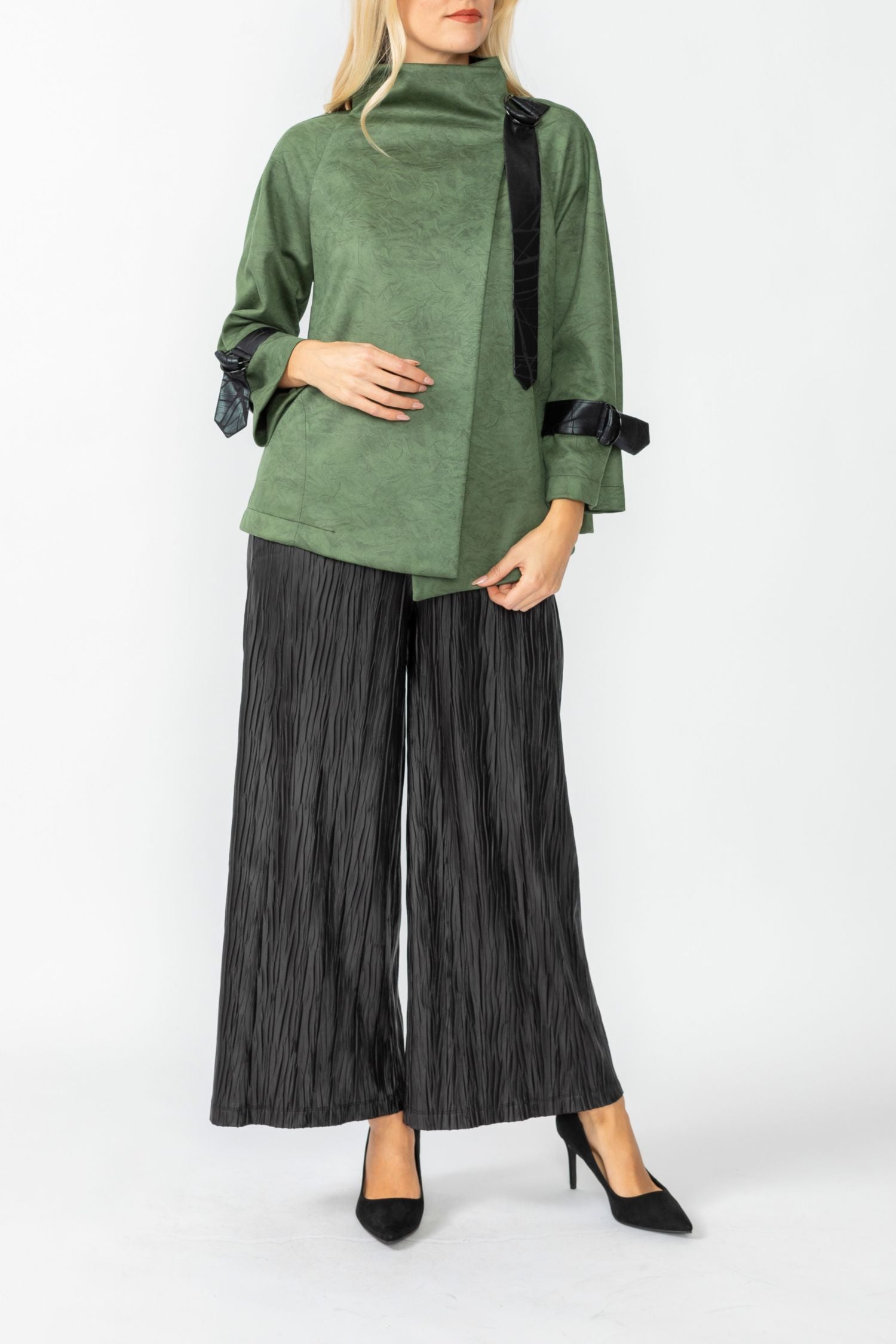 Green D-Ring Trim Jacket