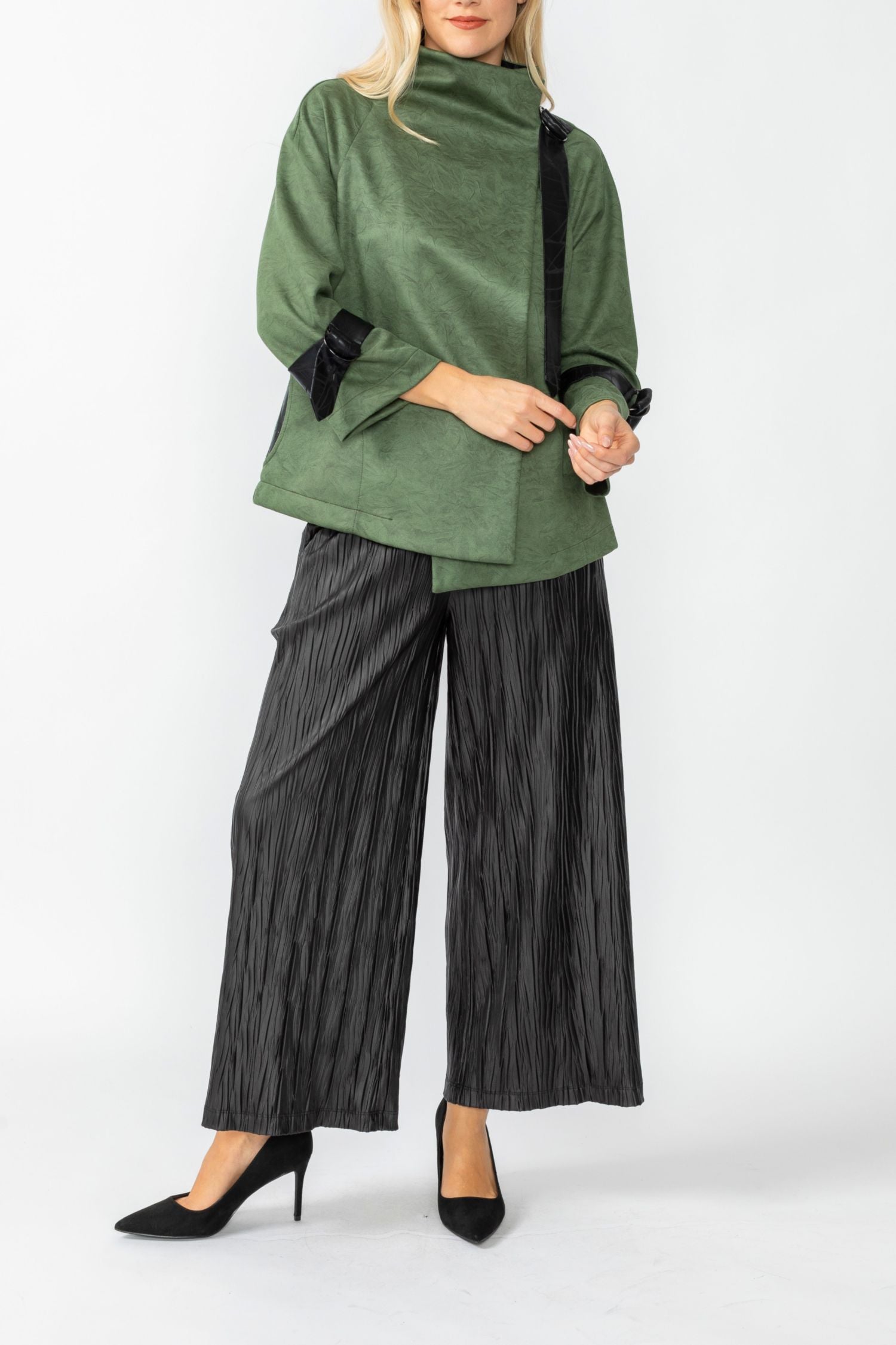 Green D-Ring Trim Jacket