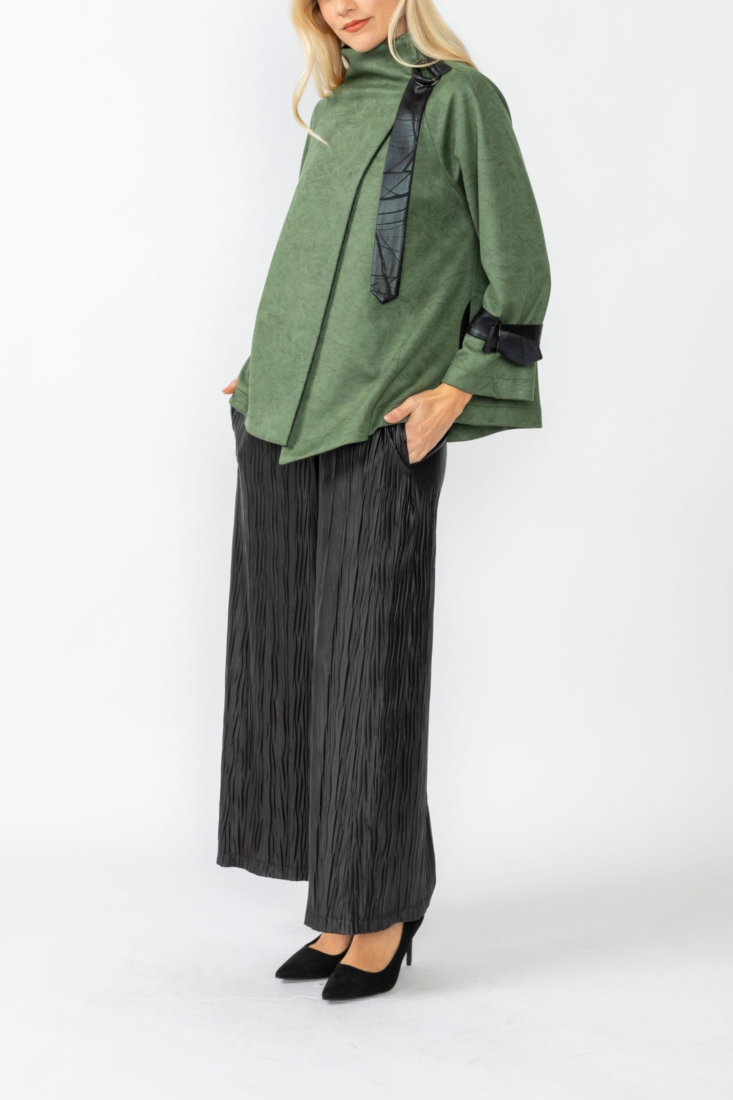 Green D-Ring Trim Jacket