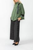 Green D-Ring Trim Jacket