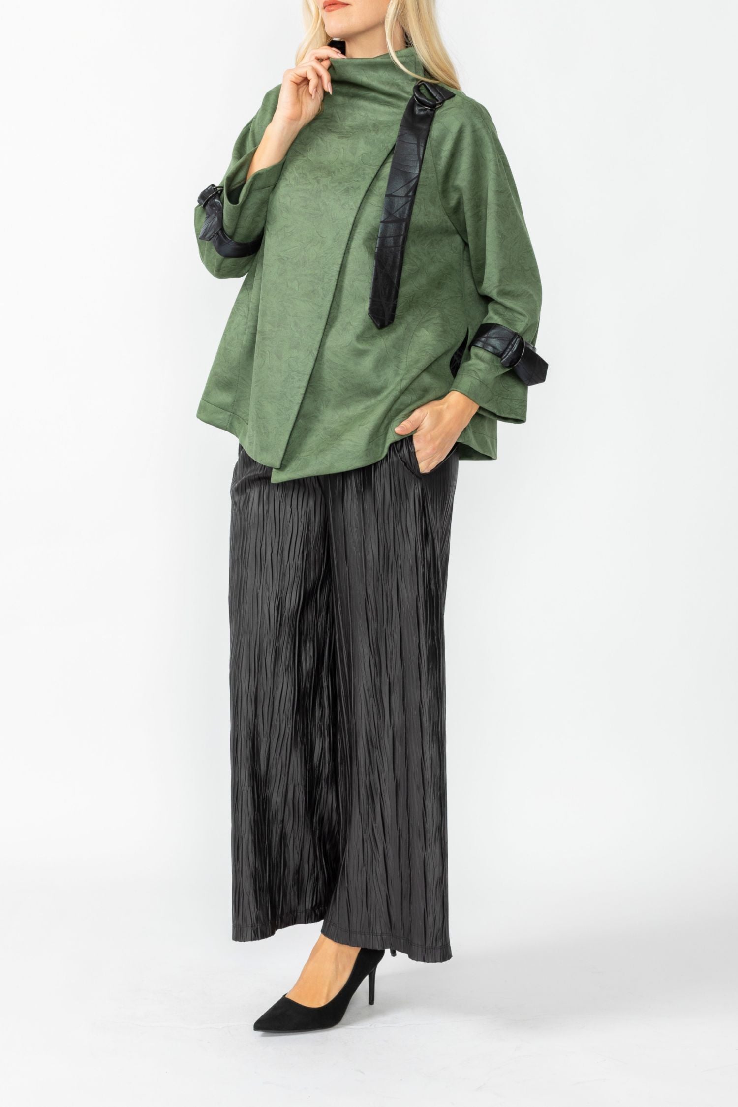 Green D-Ring Trim Jacket