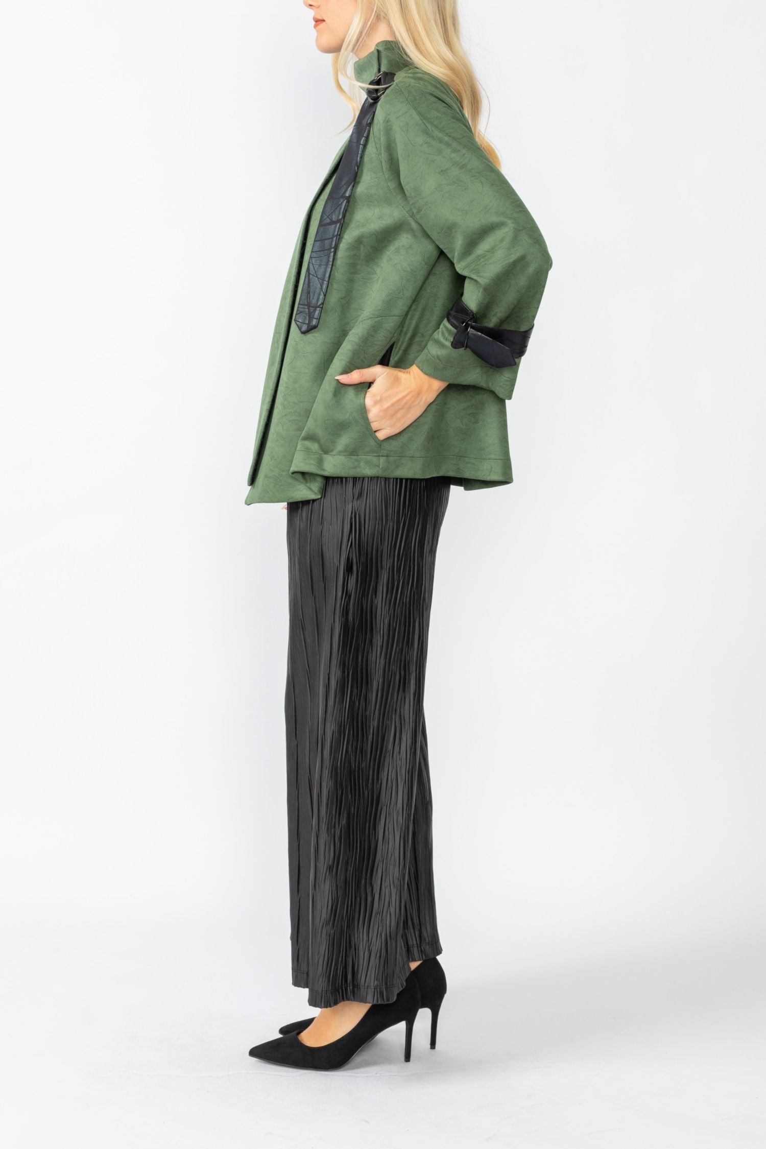 Green D-Ring Trim Jacket
