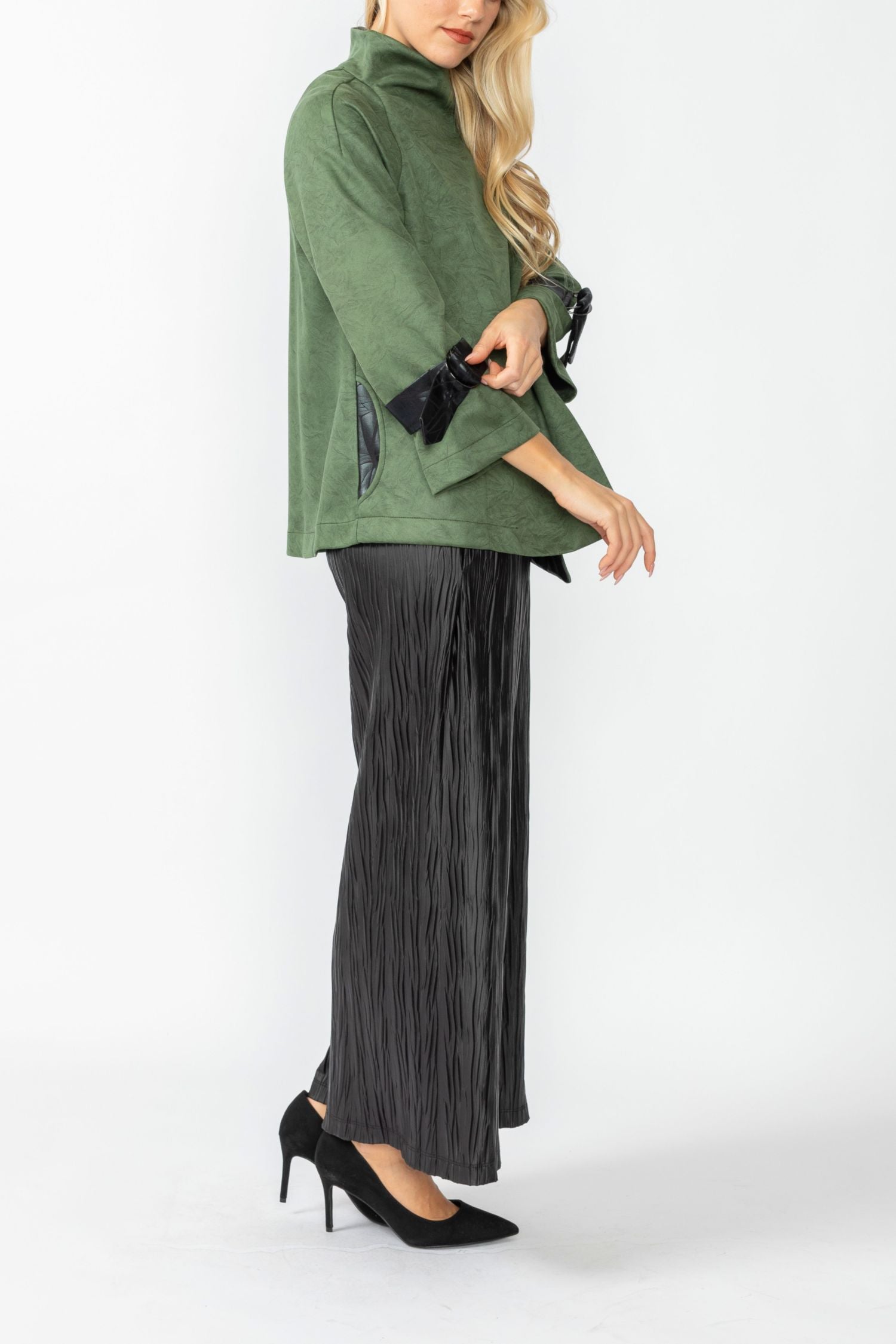 Green D-Ring Trim Jacket