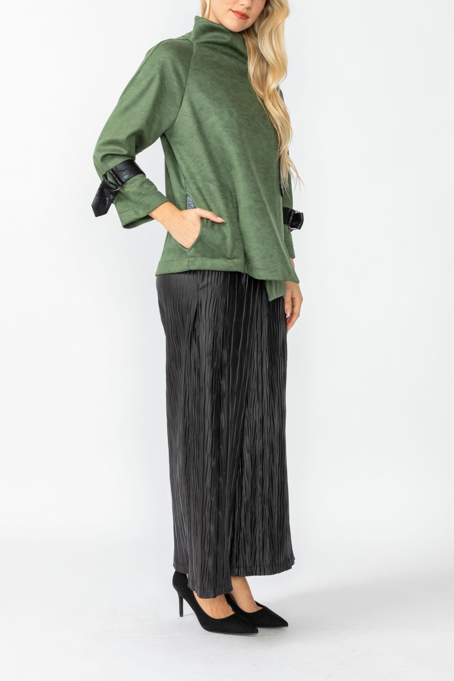 Green D-Ring Trim Jacket