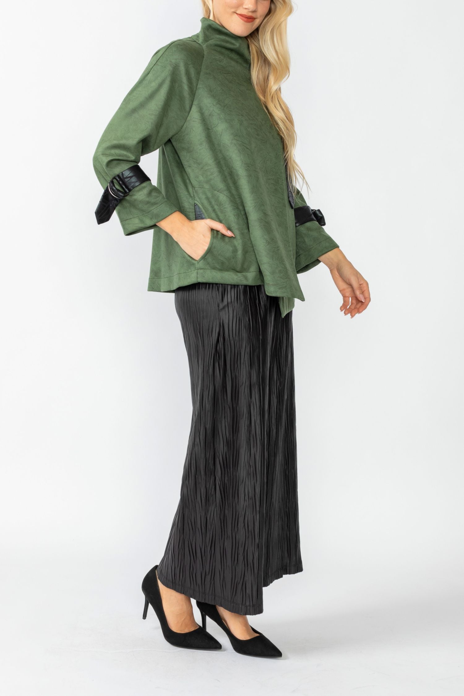 Green D-Ring Trim Jacket