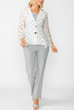 White Spider Collar Shape Merrow Jacket