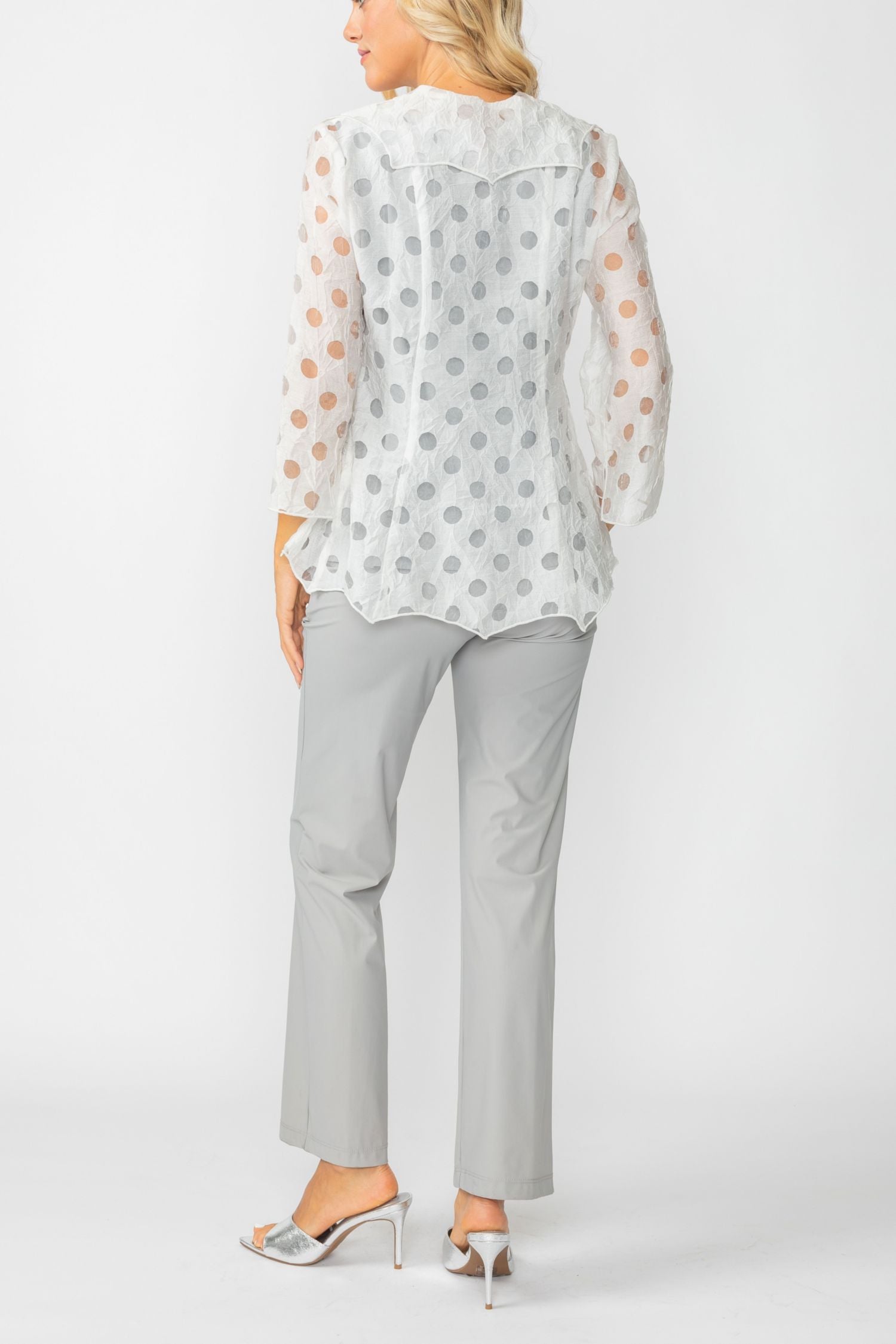 White Spider Collar Shape Merrow Jacket