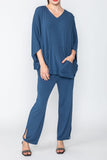 Bat Wing V-Neck Top