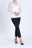 Basic Mesh Long Sleeve Top