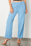 Plus Size Ocean Textured Pants W/ Pockets
