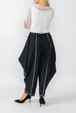 Black and White Wide Leg Pants