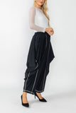 Black and White Wide Leg Pants