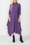 Purple Bubble Check Dress