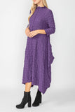 Purple Bubble Check Dress