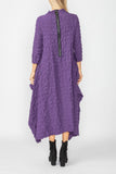 Purple Bubble Check Dress