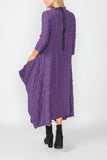 Purple Bubble Check Dress