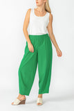 Green Stretch Bubble Pants