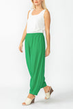 Green Stretch Bubble Pants