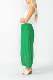 Green Stretch Bubble Pants