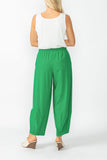 Green Stretch Bubble Pants