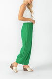 Green Stretch Bubble Pants
