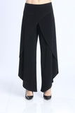 Black Wide Wrap Pants