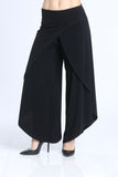 Black Wide Wrap Pants