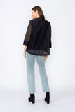 Black One Button Jacket
